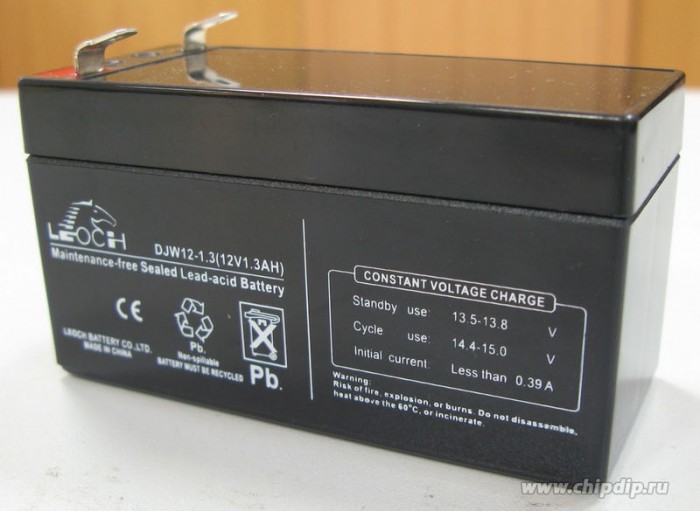 Аккумуляторная батарея Leoch DJW 12-1.3, фото