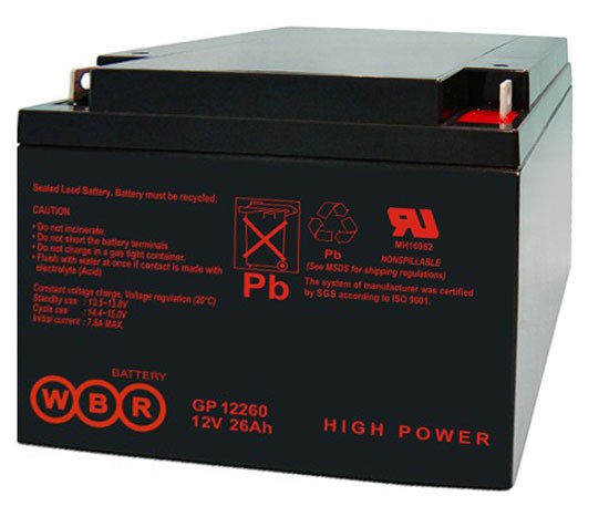 Аккумуляторная батарея WBR GP 12260, фото