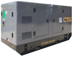 Дизельный генератор CTG AD-110RE в кожухе, фото
